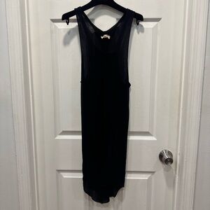 (RUNWAY) DAMIR DOMA Sheer Black Sleeveless Tunic Dress 🖤